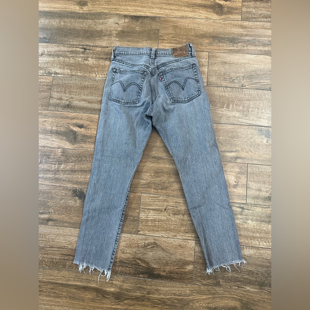 Vintage Classic Perfectly Worn 501S Ankle Jeans High Rise